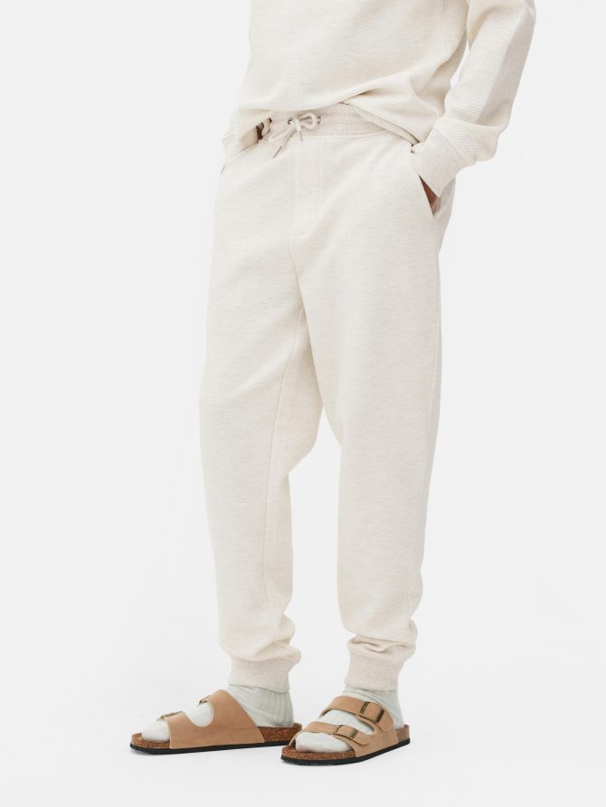 Quilted Jersey Joggers - Image 2