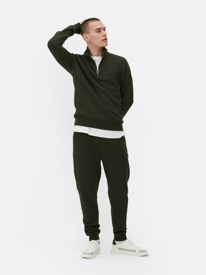 Quilted Jersey Joggers