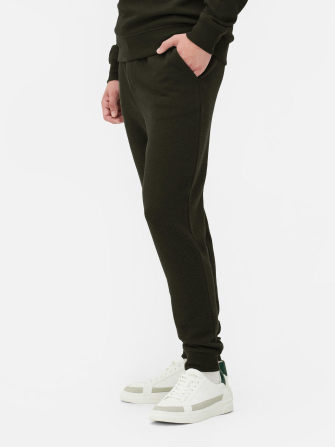 Quilted Jersey Joggers - Image 2