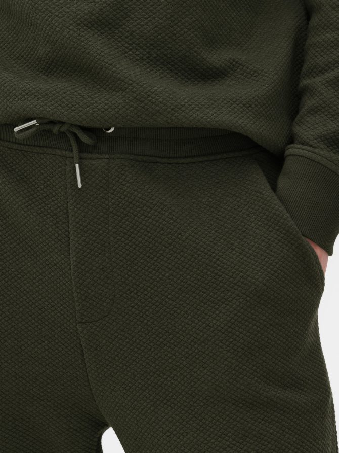Quilted Jersey Joggers - Image 3