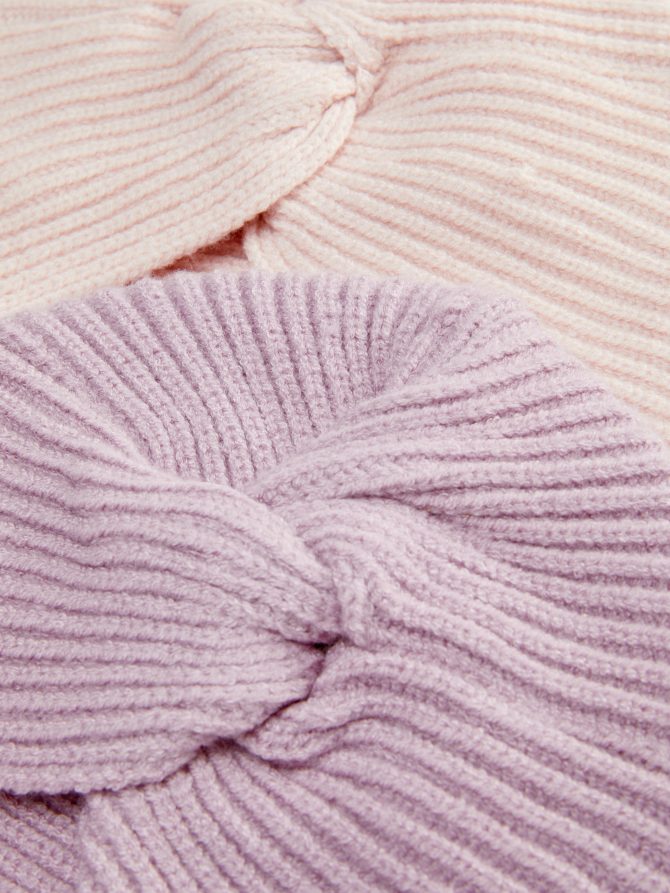 2-Pack Knit Wrap Hats - Image 2