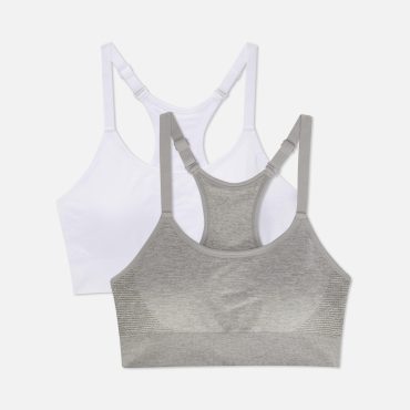 2-Pack Essential Racerback Sports Bras
