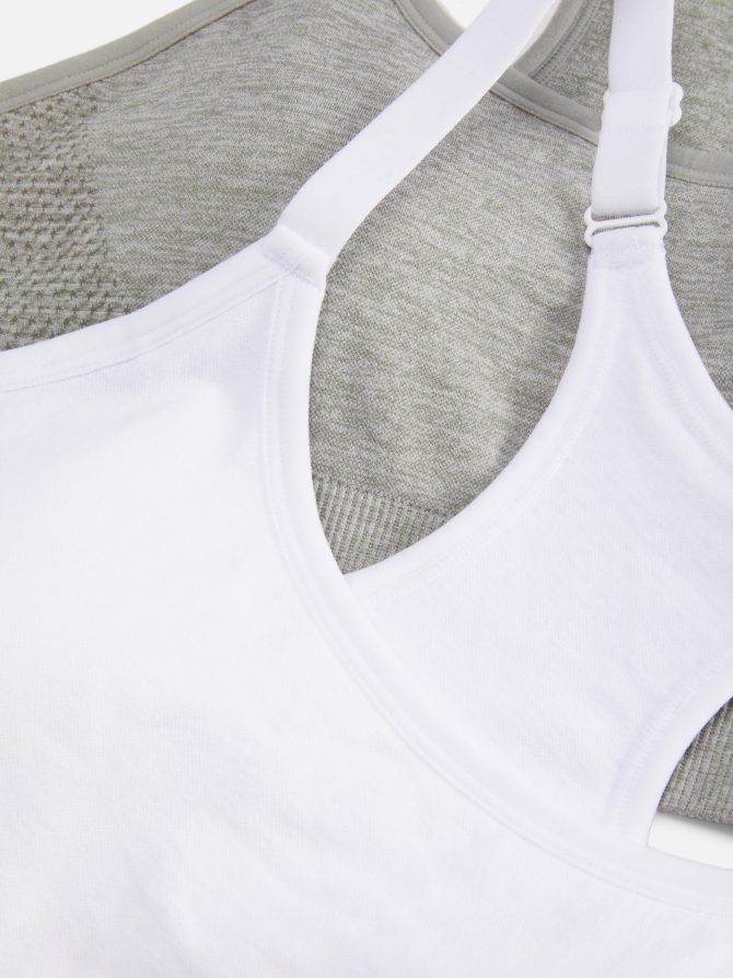 2-Pack Essential Racerback Sports Bras - Image 2