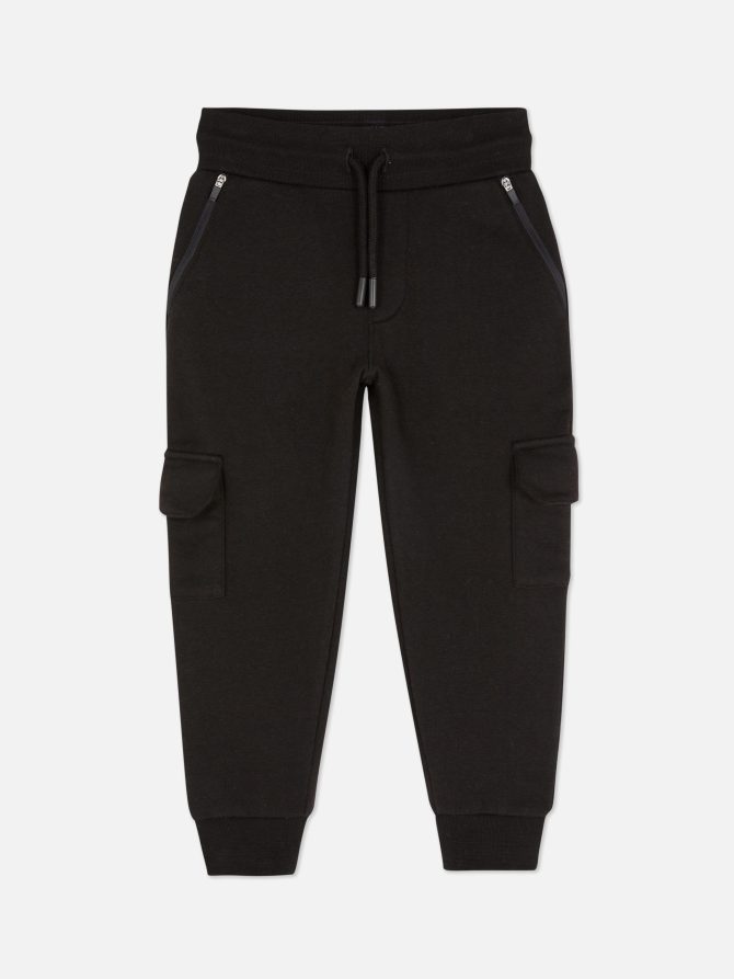 Drawstring Cargo Joggers - Image 3