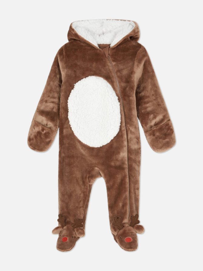 Kids' Christmas Reindeer Onesie