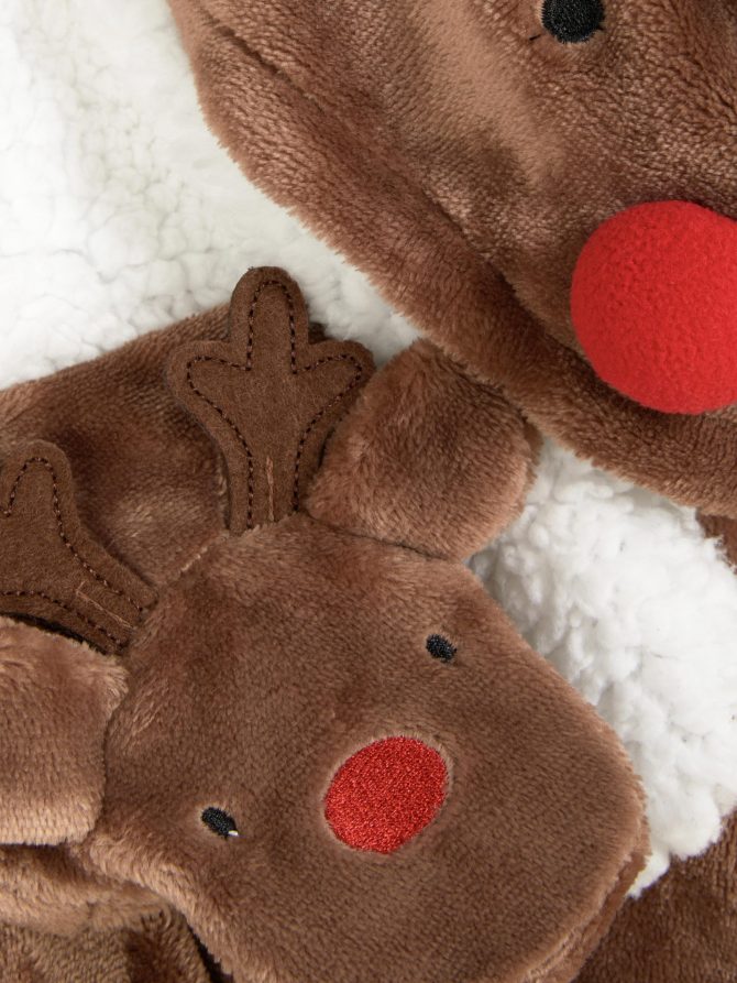 Kids' Christmas Reindeer Onesie - Image 3