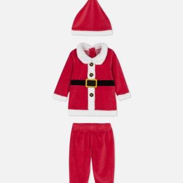 3-Piece Santa Outfit Set