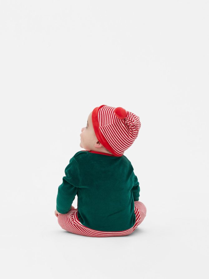 Christmas Elf Sleeper and Hat Set - Image 2