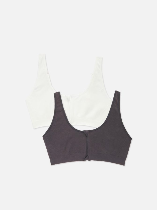2-Pack Post Surgery Zip-Up Bras - Image 6