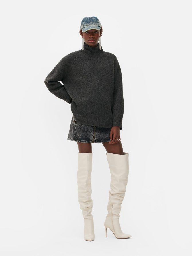 Rita Ora Funnel Neck Sweater - Image 2