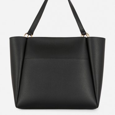 Faux Leather Shopper