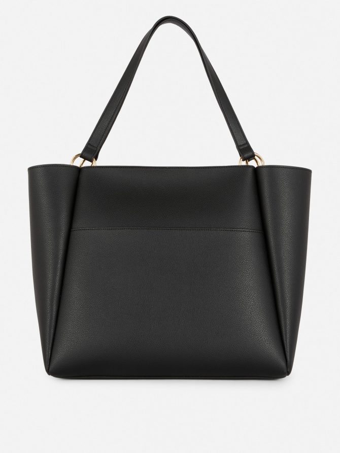 Faux Leather Shopper