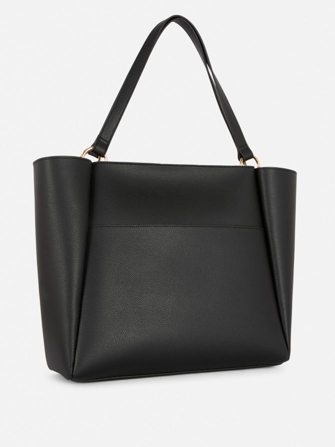Faux Leather Shopper - Image 2