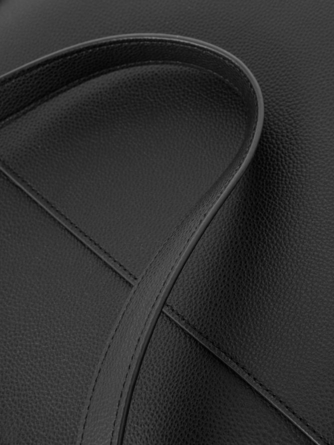 Faux Leather Shopper - Image 4