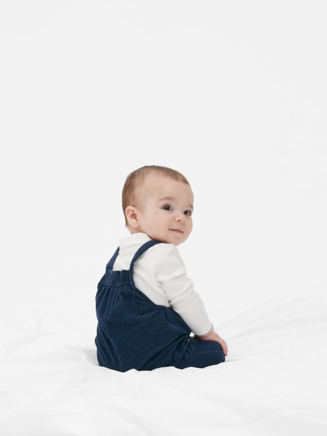 2-Piece Bodysuit and Overalls Set - Image 2