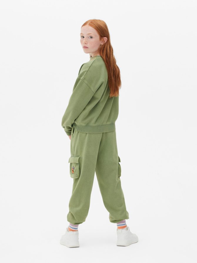 Washed Cargo Joggers