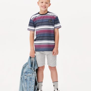 Stripe Popcorn T-Shirt