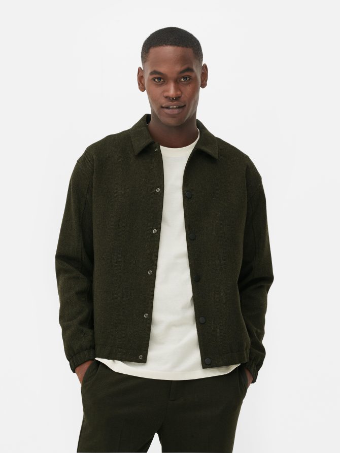 Kem Herringbone Shacket - Image 2