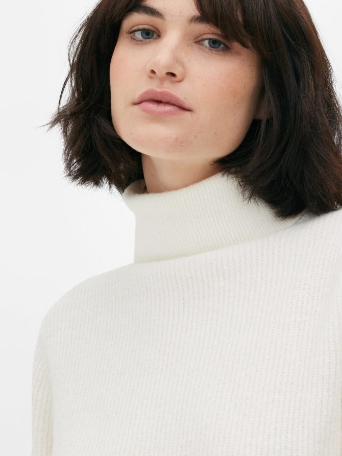 Relaxed Fit Roll Neck Sweater - Image 3