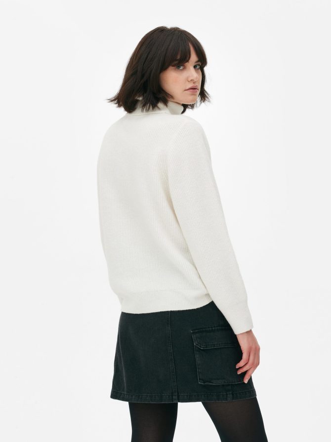 Relaxed Fit Roll Neck Sweater - Image 4