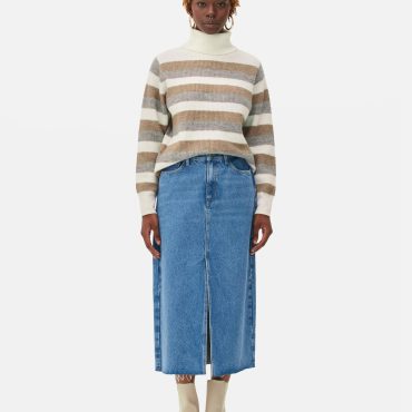 Relaxed Fit Roll Neck Sweater