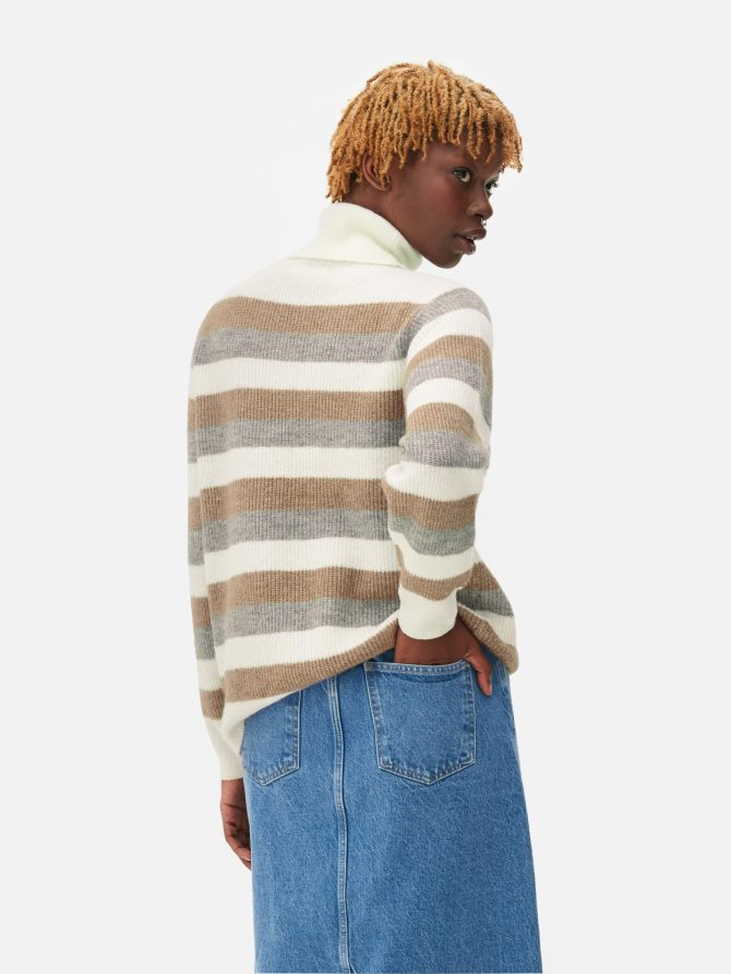 Relaxed Fit Roll Neck Sweater - Image 4
