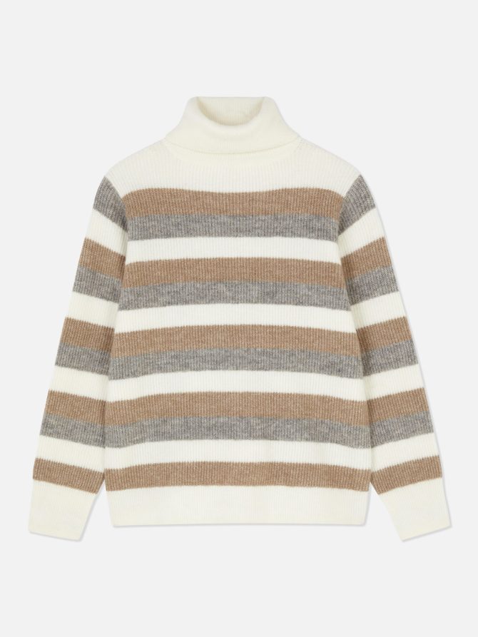 Relaxed Fit Roll Neck Sweater - Image 5