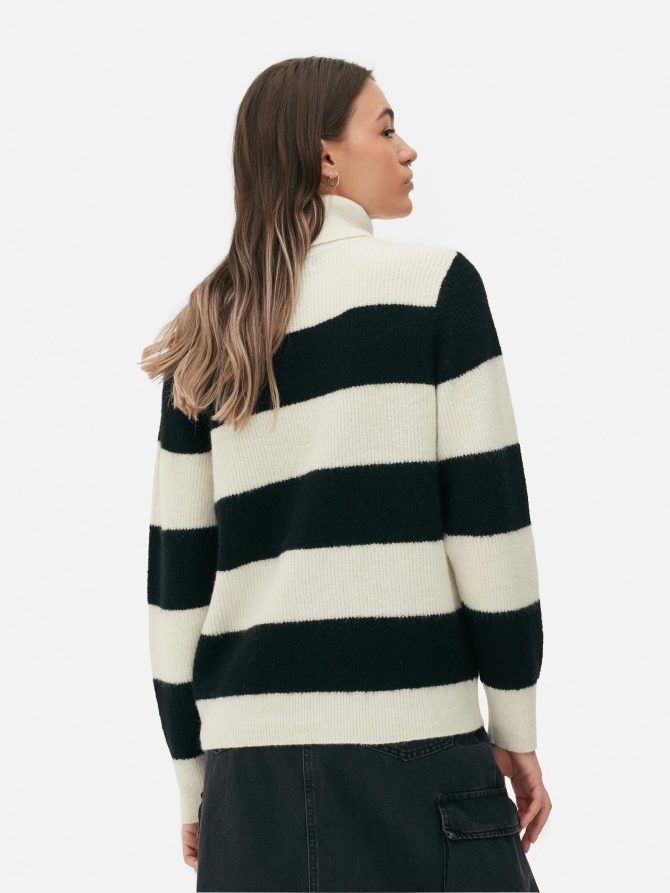 Relaxed Fit Roll Neck Sweater - Image 4