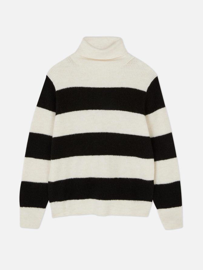 Relaxed Fit Roll Neck Sweater - Image 5