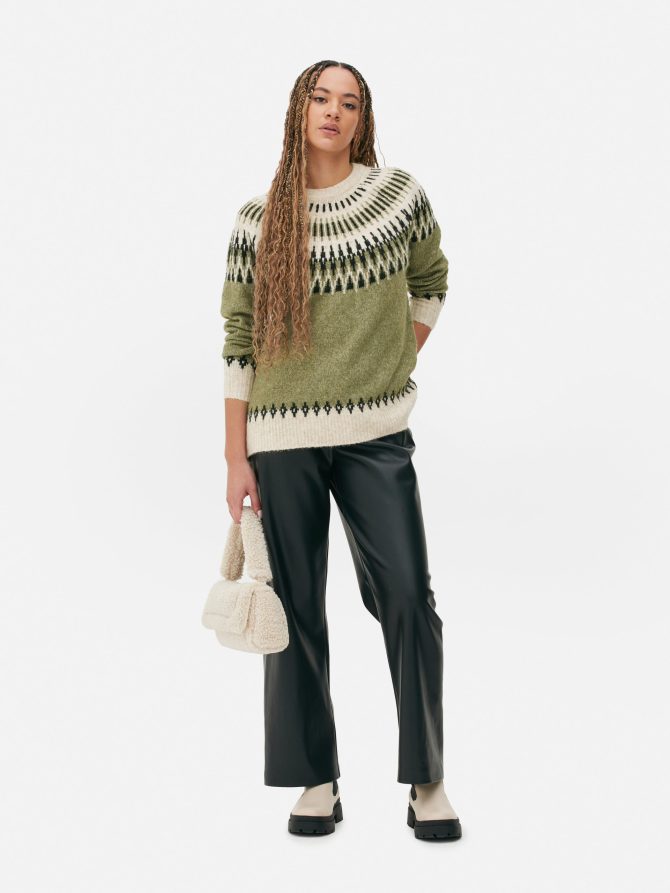Fair Isle Knit Sweater