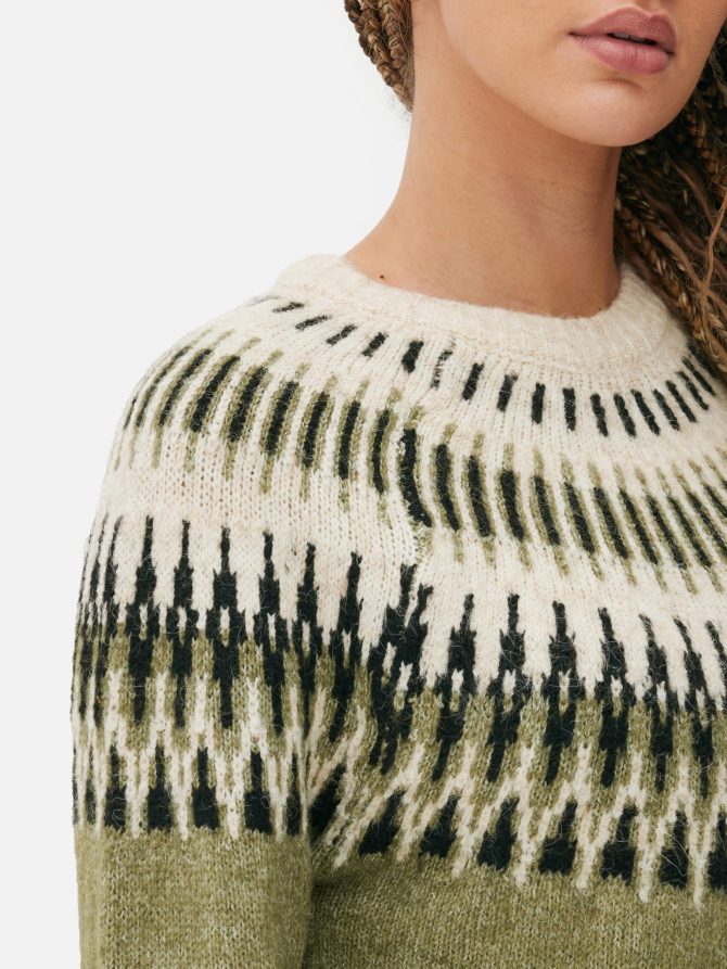 Fair Isle Knit Sweater - Image 3