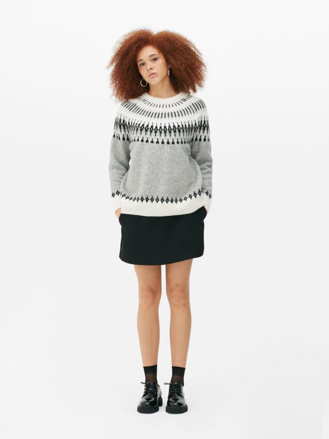 Fair Isle Knit Sweater