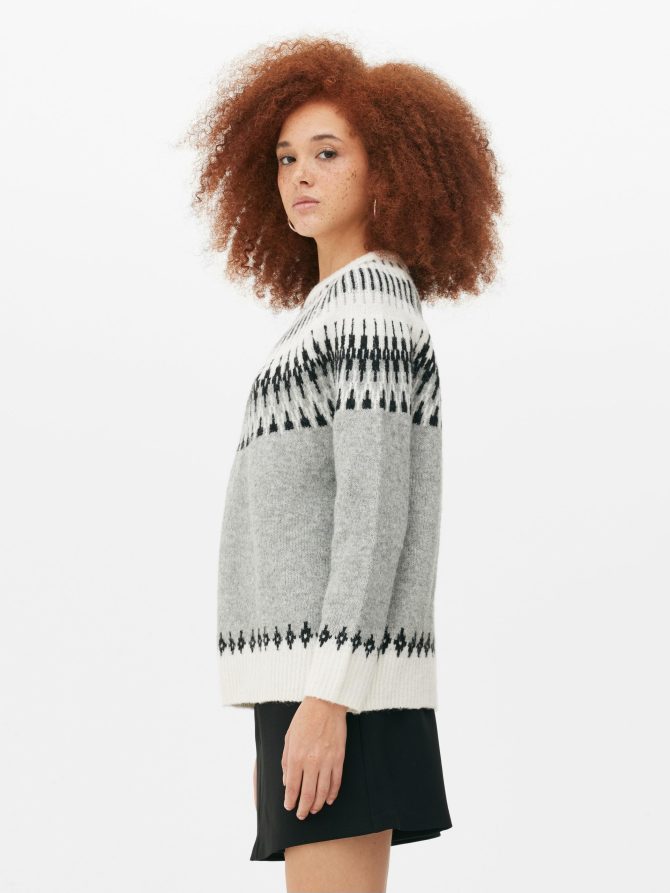 Fair Isle Knit Sweater - Image 2