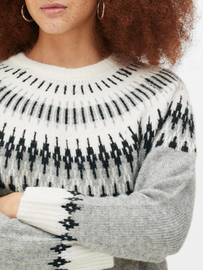 Fair Isle Knit Sweater - Image 3