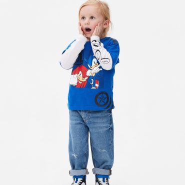 Sonic The Hedgehog Print T-Shirt