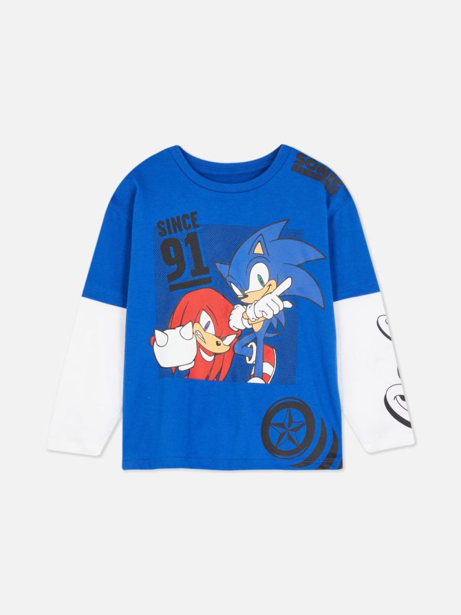 Sonic The Hedgehog Print T-Shirt - Image 3