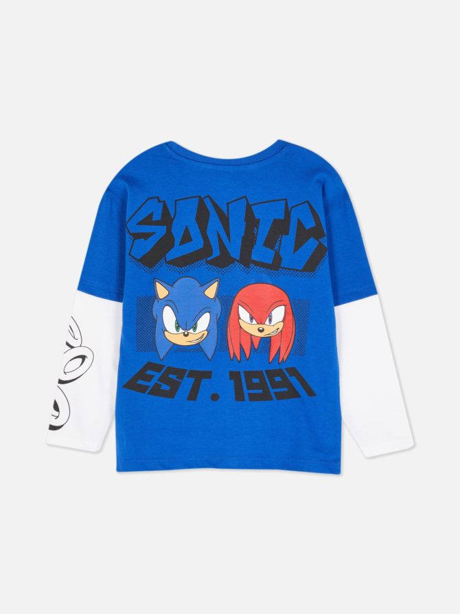 Sonic The Hedgehog Print T-Shirt - Image 4