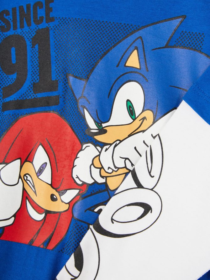 Sonic The Hedgehog Print T-Shirt - Image 5