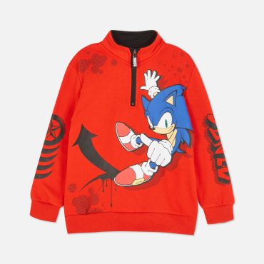 Sonic The Hedgehog Half-Zip Sweatshirt