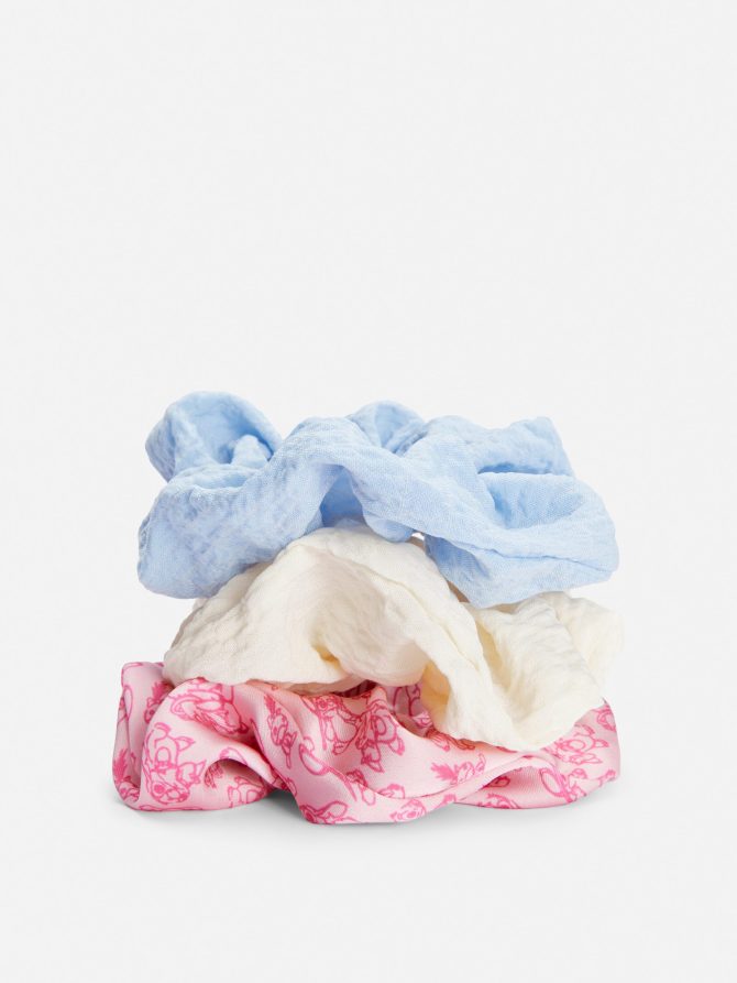 3-Pack Disney’s Stitch and Angel Scrunchies