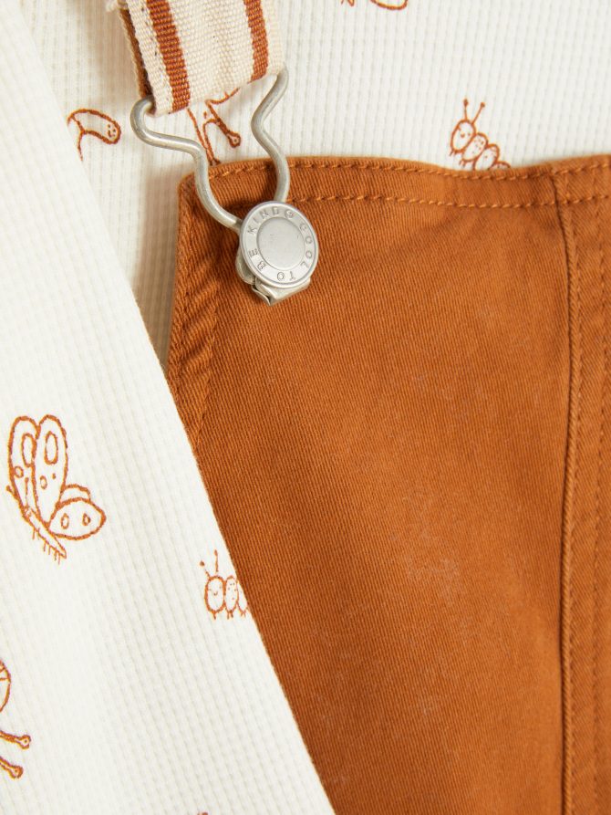 Printed T-Shirt and Overalls Set - Image 3