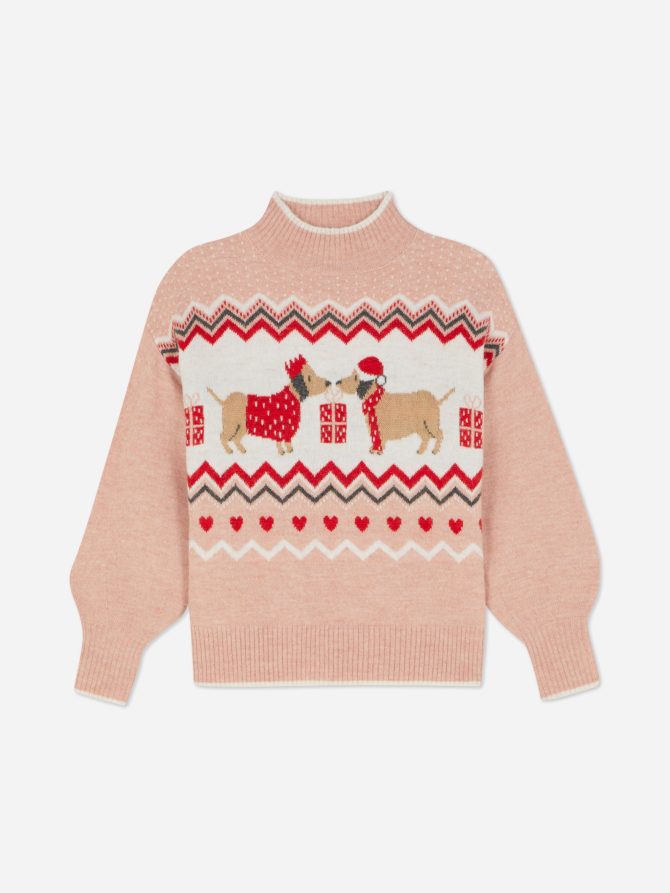 Women's Dachshund Christmas Sweater - Image 5