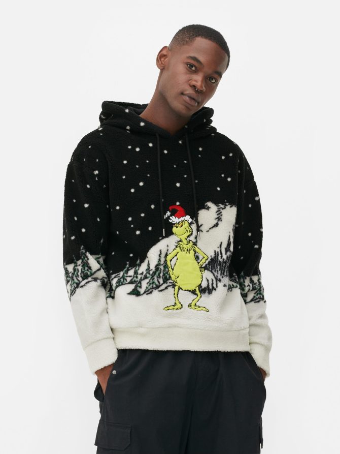 The Grinch Mount Crumpit Fleece Hoodie - Image 2