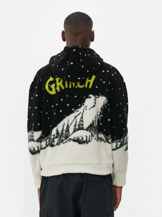 The Grinch Mount Crumpit Fleece Hoodie - Image 4