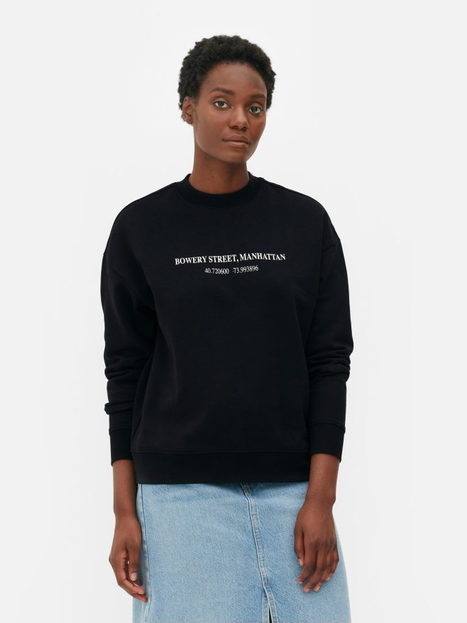 Motif Pullover Sweatshirt - Image 2