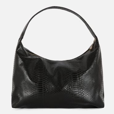 Rita Ora Faux Snakeskin Shoulder Bag