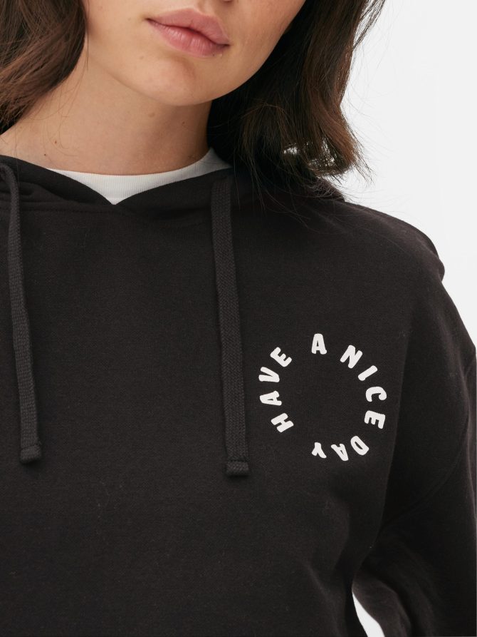 Chest Emblem Pullover Hoodie - Image 3