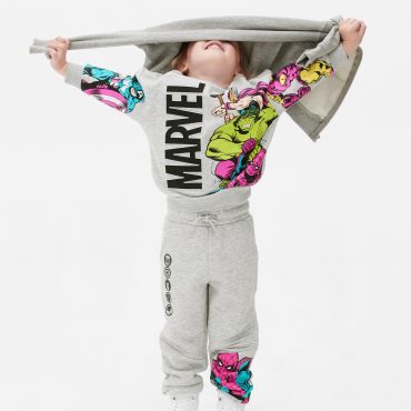 Marvel Avengers Paneled Joggers