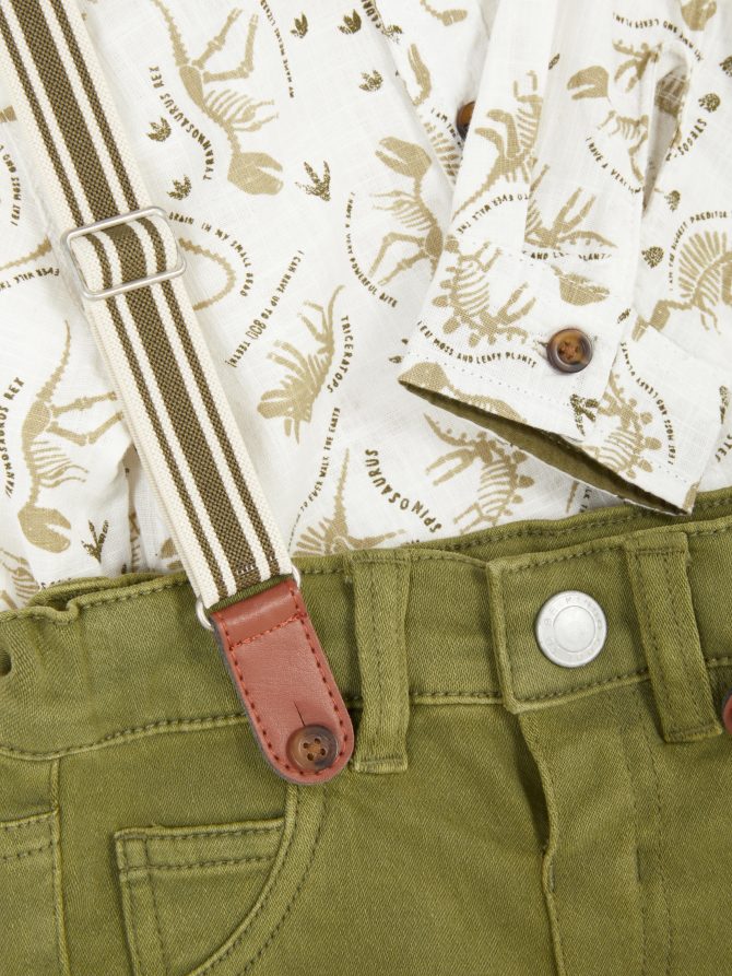 Printed Shirt and Pants Set - Image 3