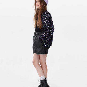 Sequin Bomber Jacket